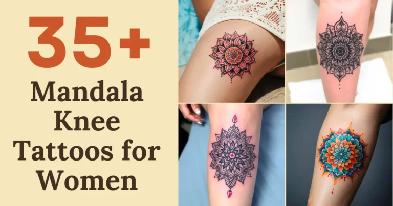 35+ Mandala Knee Tattoos for Women