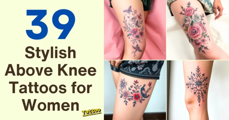 39 Stylish Above Knee Tattoos for Women