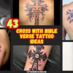 Cross with Bible Verse Tattoo Ideas