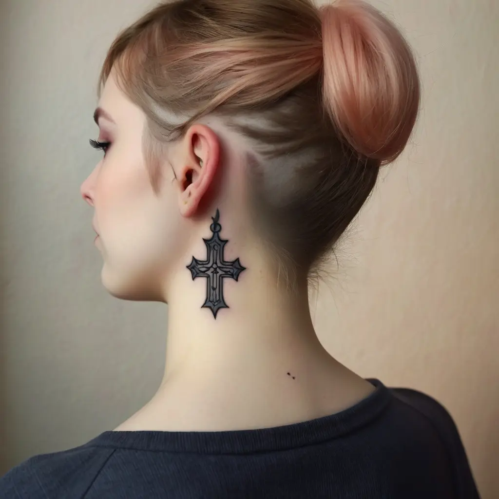 Extending Cross Tattoo