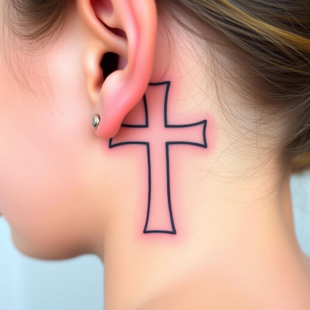 Large Cross Tattoo