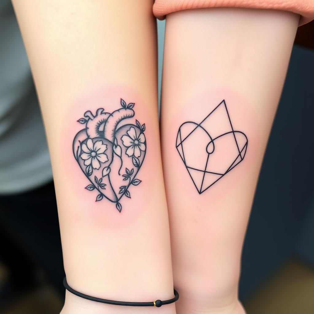 Matching Couple Tattoos