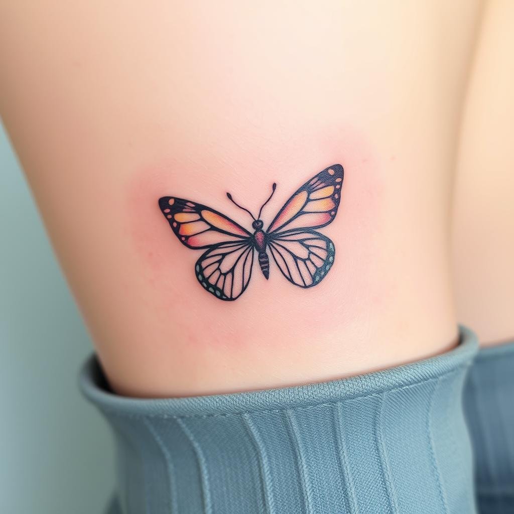 Small butterfly tattoos