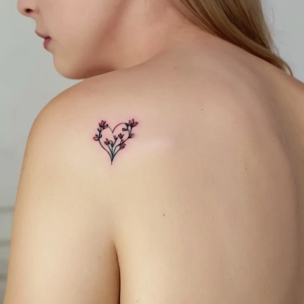 Trendy Tiny Shoulder Tats for Women 4