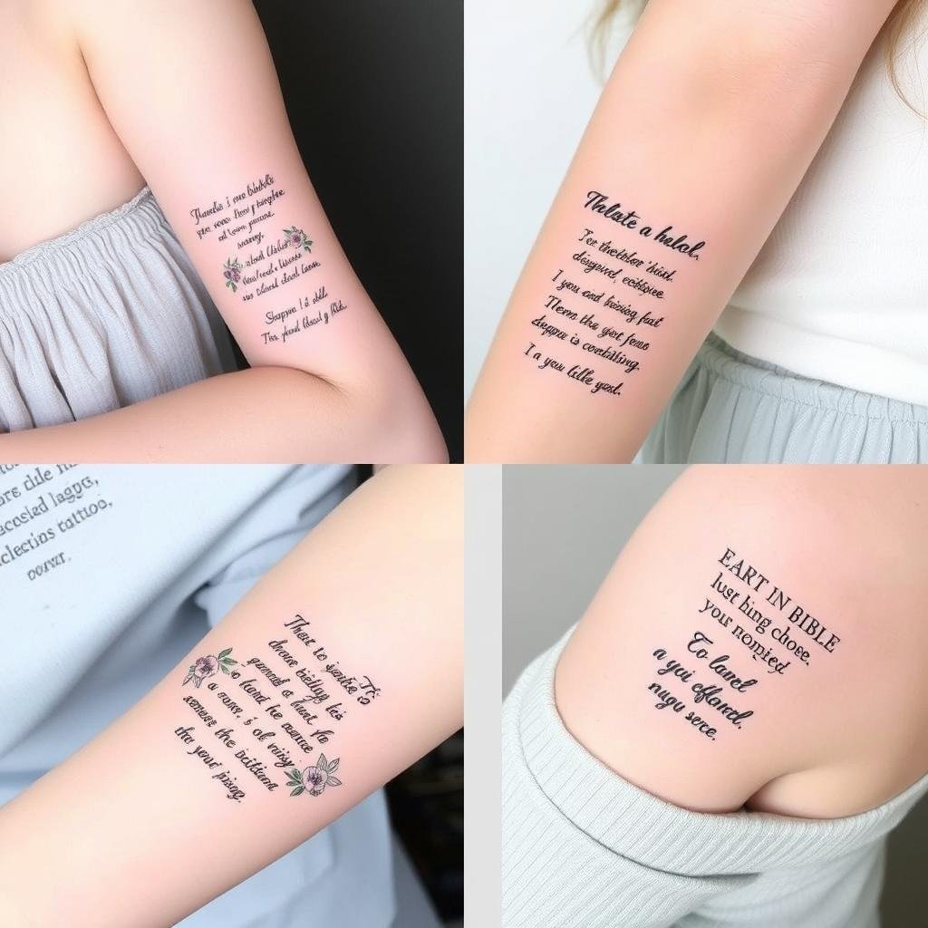 bible quote tattoos for women