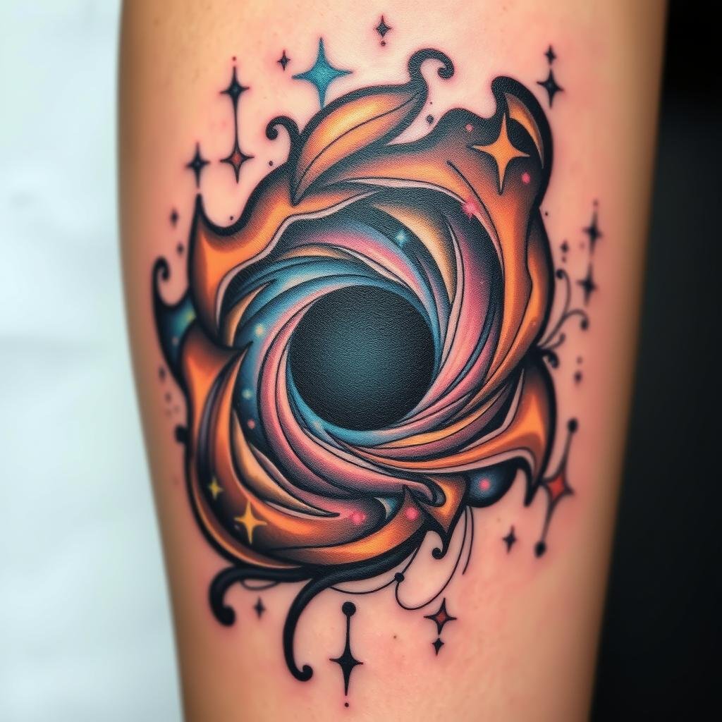 black hole tattoo designs