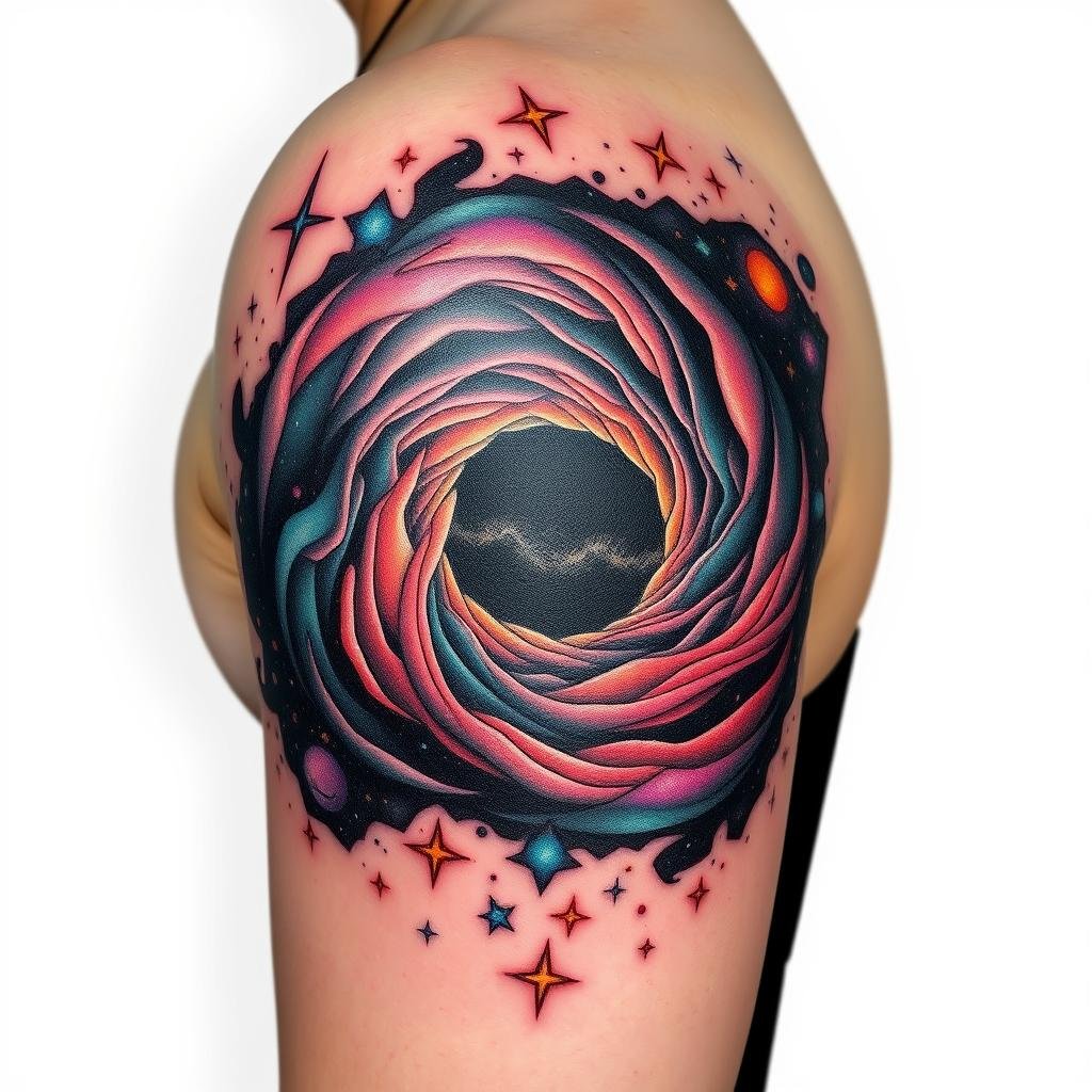 black hole tattoo ideas