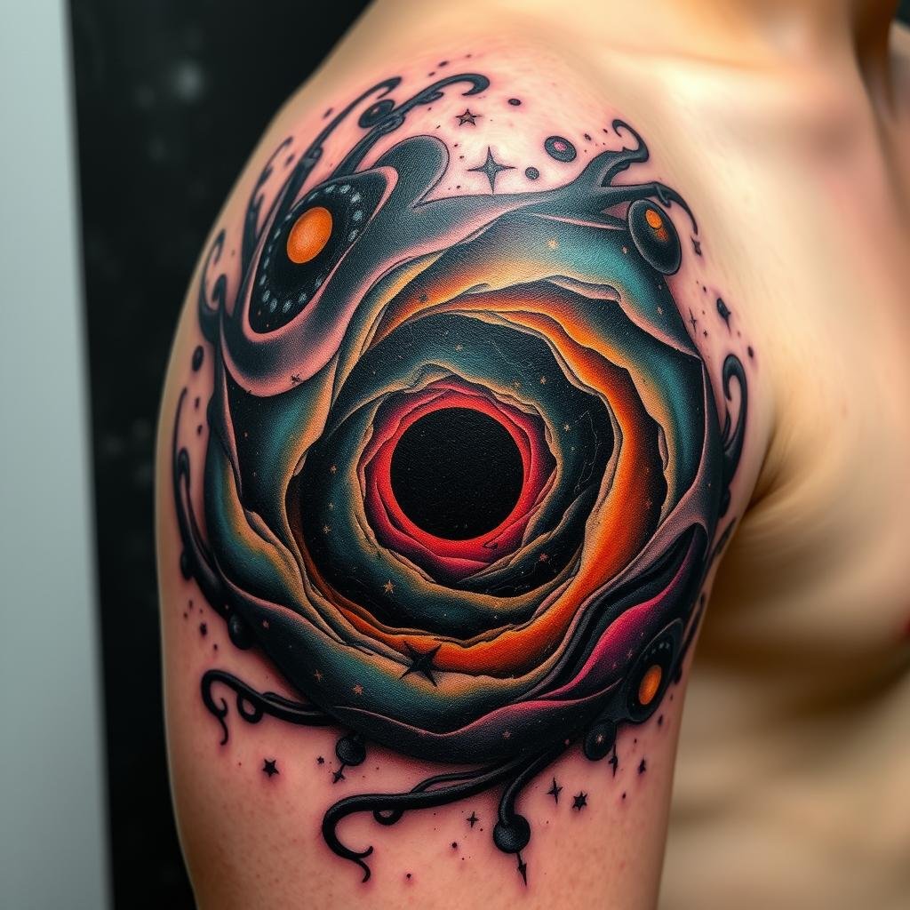 Black Hole Tattoo Ideas for Space Lovers