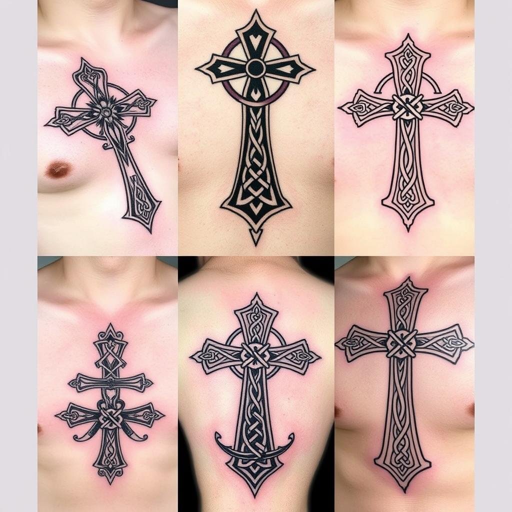 celtic cross tattoos for men and women