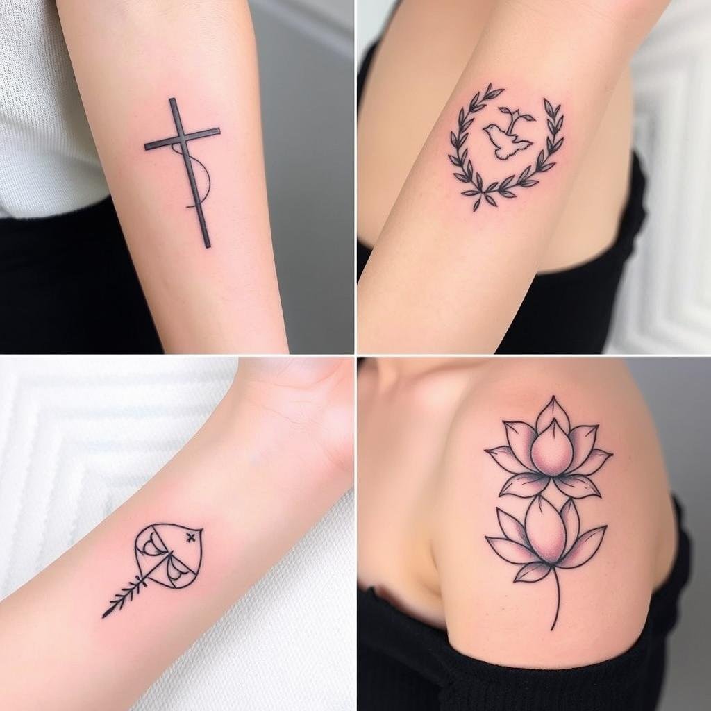 christian symbols tattoos