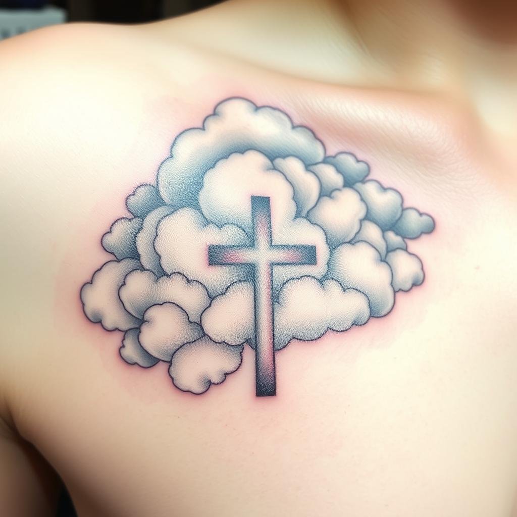 cloud shading tattoo