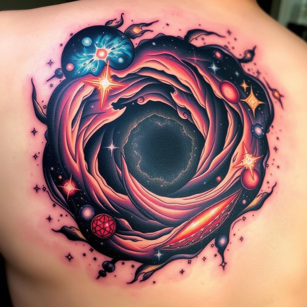 cosmic tattoo art