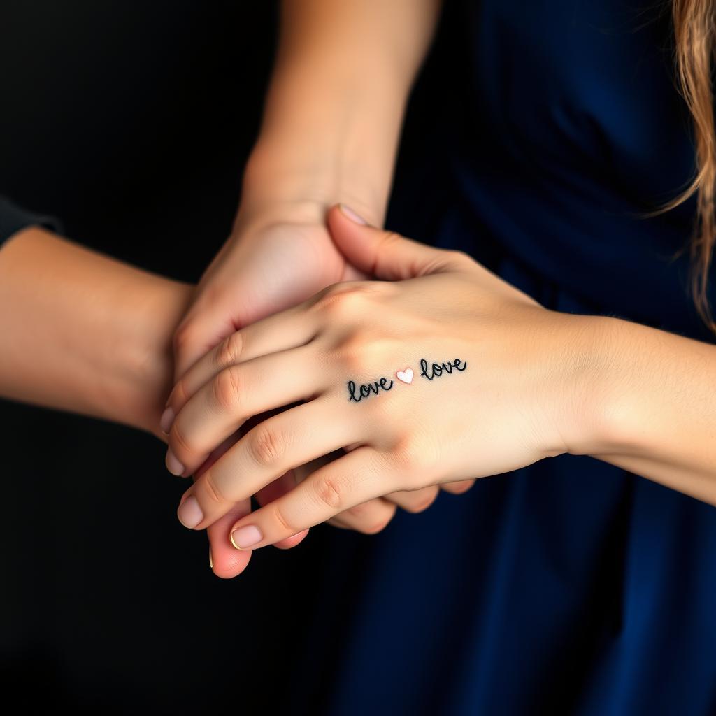 couple tattoo placement