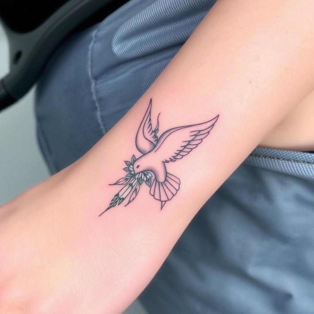 dove tattoos for females