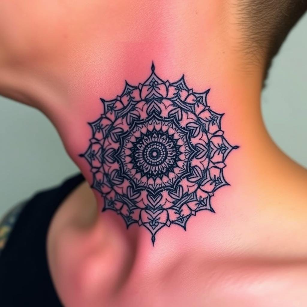 geometric mandala tattoos