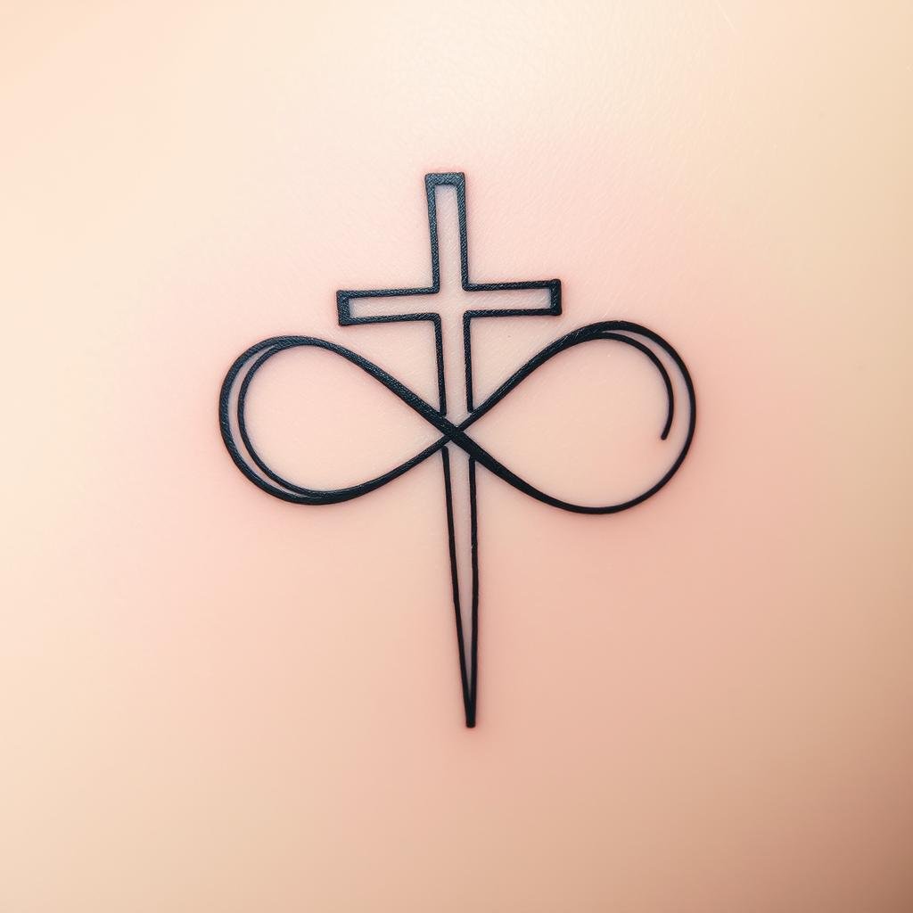 infinity cross tattoo