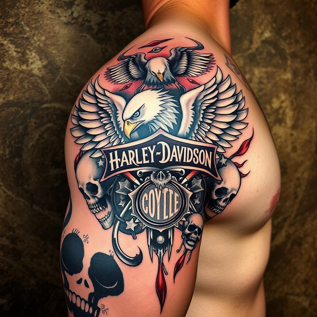 meaning of harley davidson tattoos