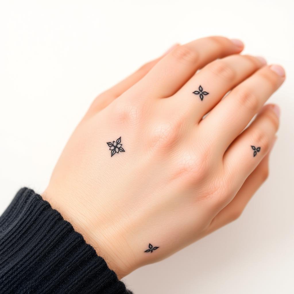 minimalist hand tattoos