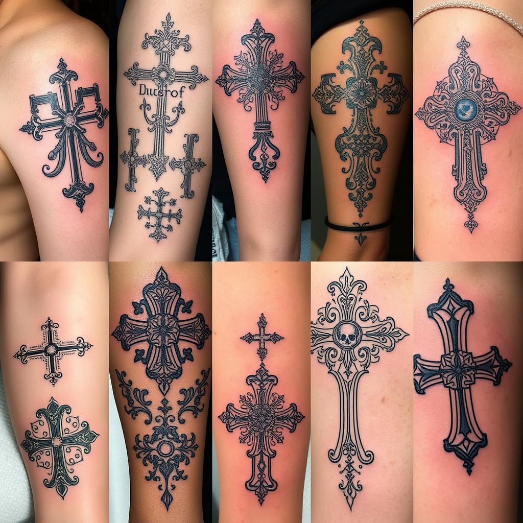 orthodox cross tattoos
