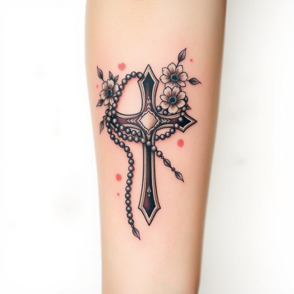 religious cross tattoos