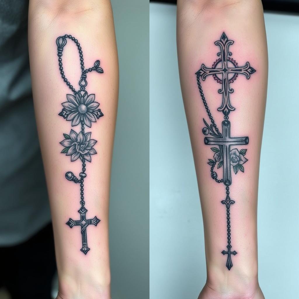 rosary tattoo ideas