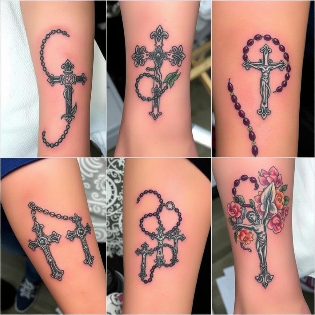 rosary tattoo ideas