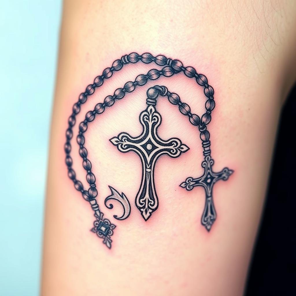 rosary tattoo symbolism