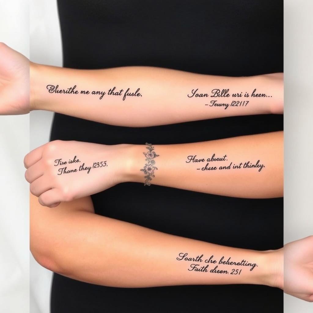 short bible verse tattoos