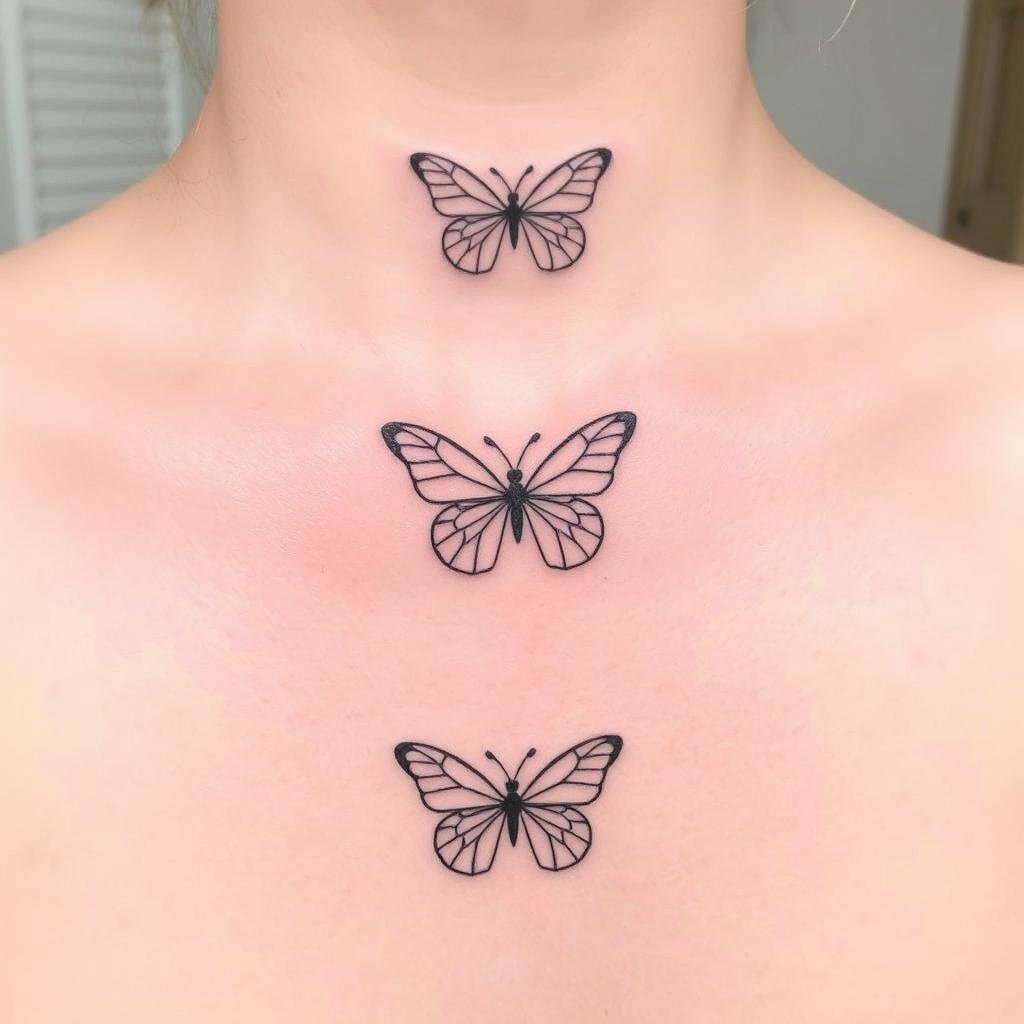 small butterfly tattoos