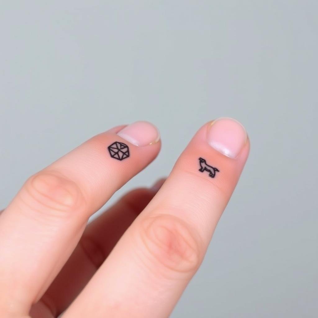 small finger tattoos for men