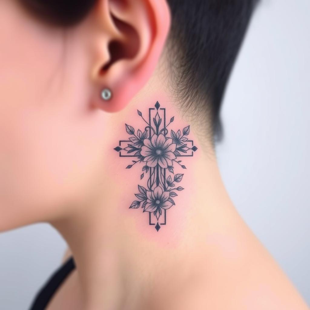 unique cross tattoos
