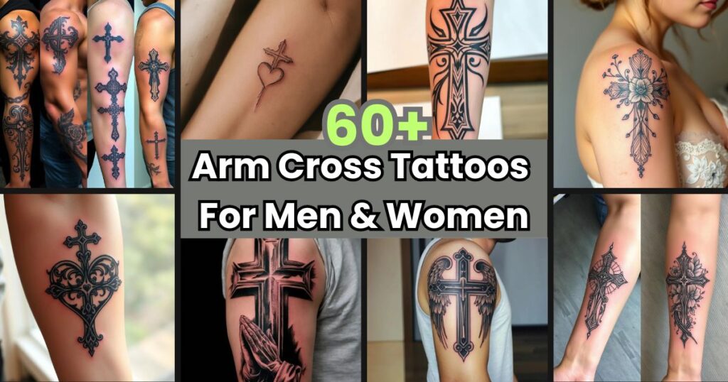 Arm Cross Tattoos For Men & Women