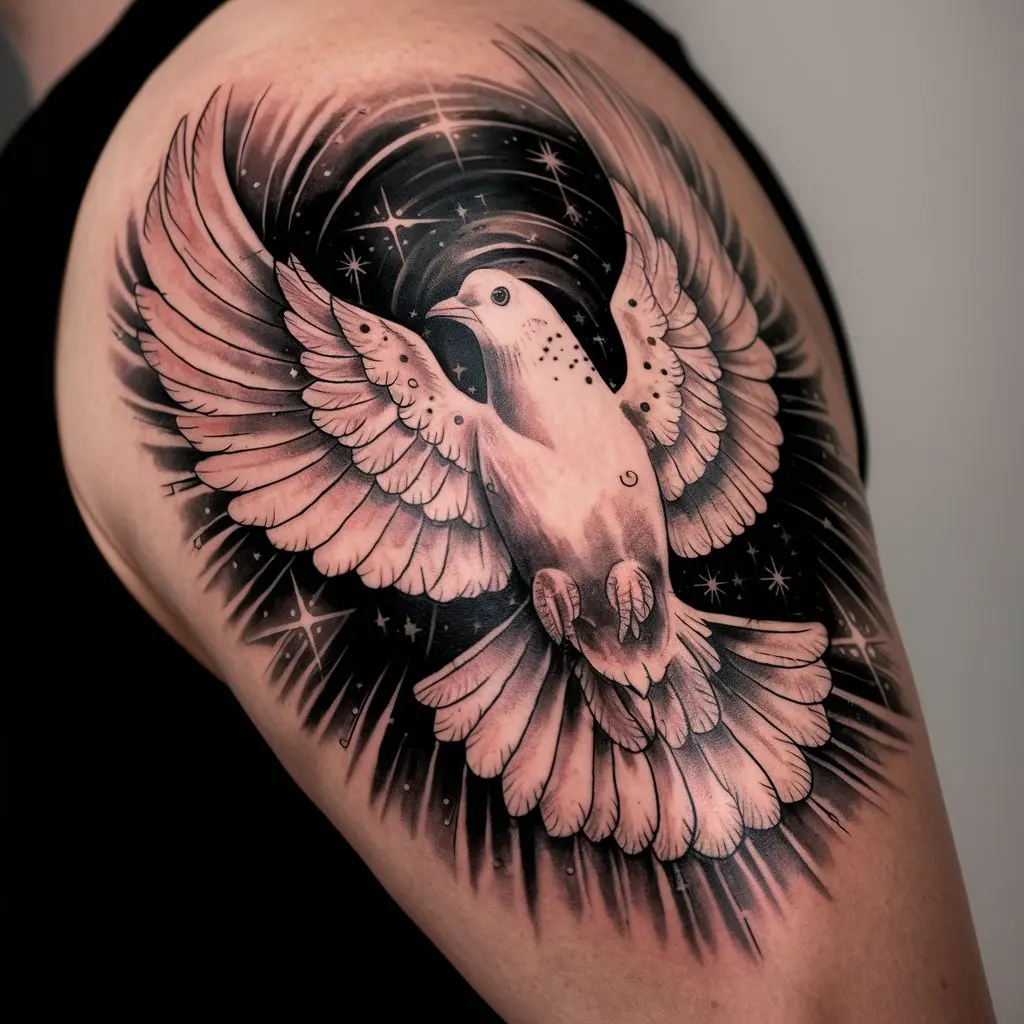 Heaven Dove Tattoos