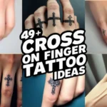 Cross on Finger Tattoo Ideas