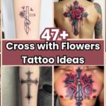Cross with Flowers Tattoo Ideas