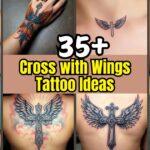 Cross with Wings Tattoo Ideas