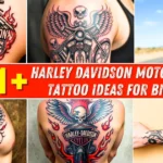 Harley Davidson Motorcycle Tattoo Ideas for Bikers