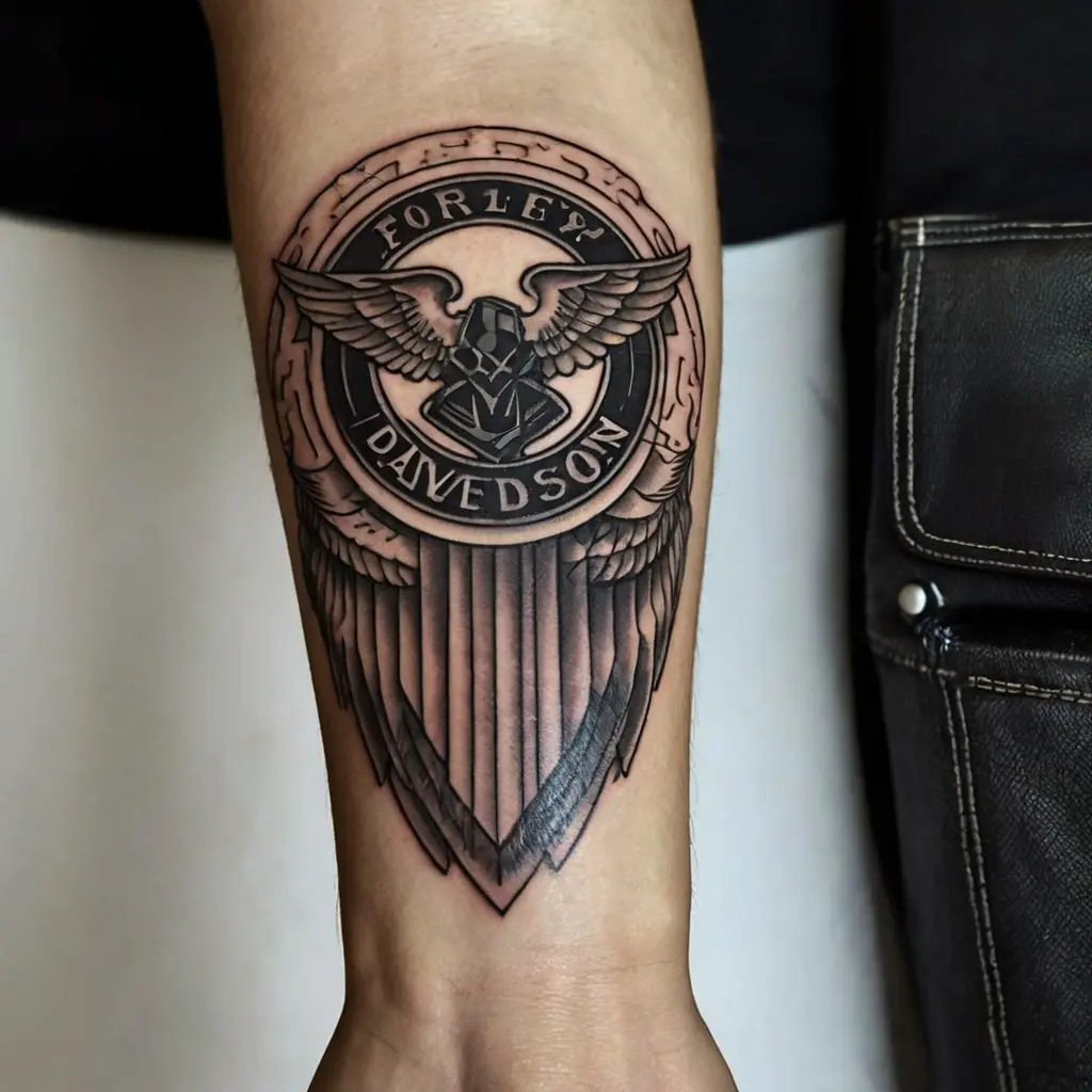 Harley Davidson Tattoo Placement
