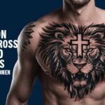 45+ Lion with Cross Tattoos For Men & Women: Majestic & Meaningful Designs