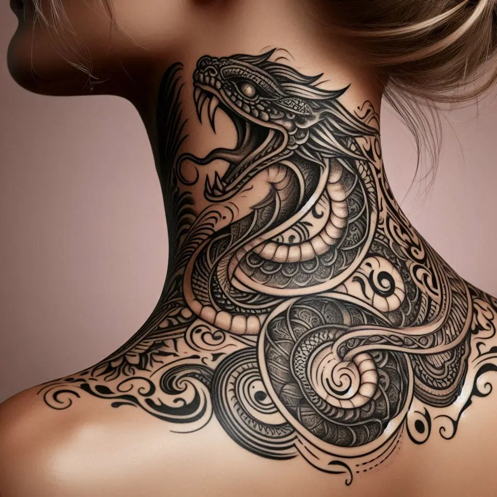 Serpent Wrap Tattoo 2