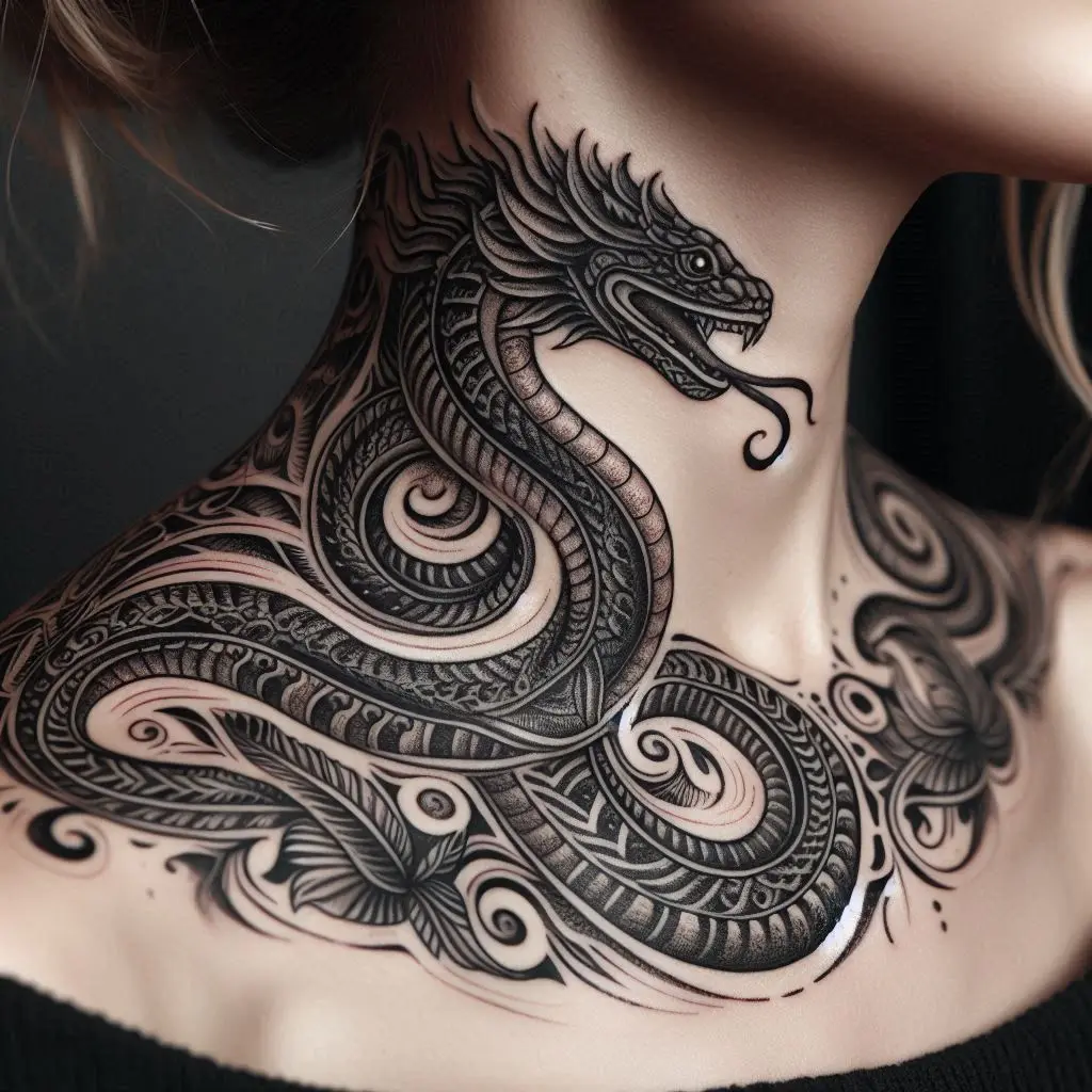 Serpent Wrap Tattoo 6