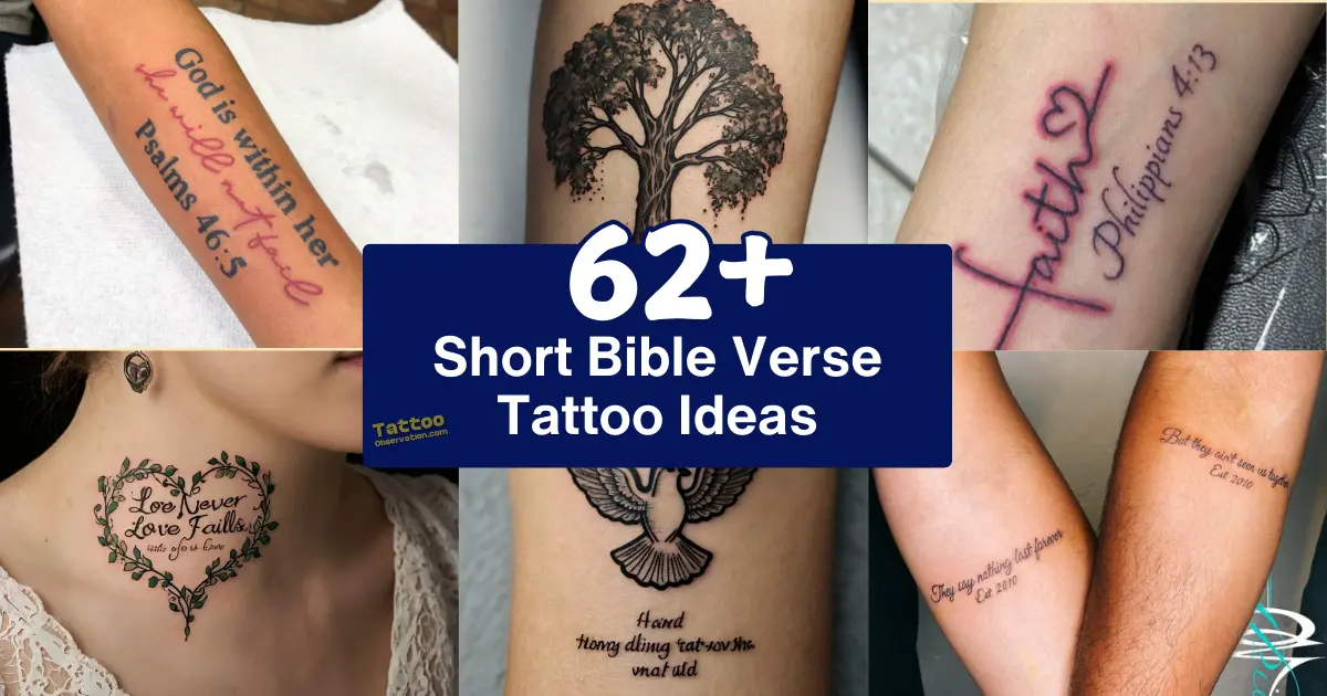 Short Bible Verse Tattoo Ideas