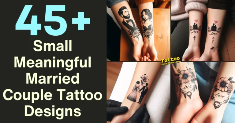 Small Meaningful Married Couple Tattoo Designs