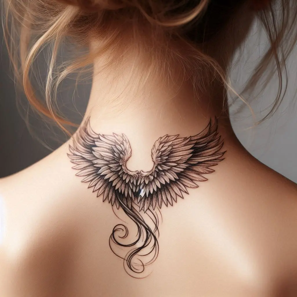 Winged Angel Tattoo 2