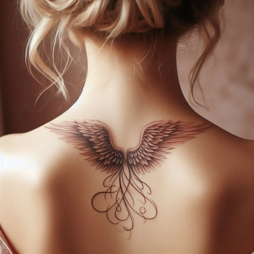 Winged Angel Tattoo 3