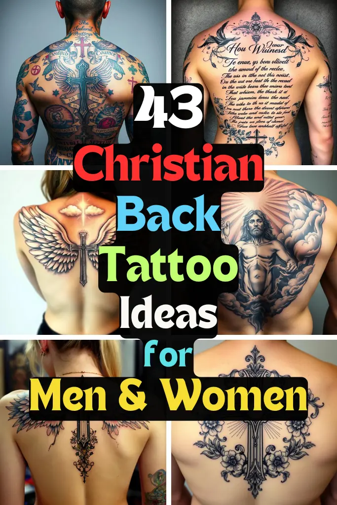 40+ Christian Back Tattoos For Men & Women Faith-Inspired Body Art