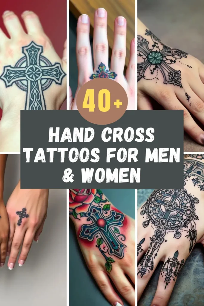 40+ Hand Cross Tattoos For Men & Women