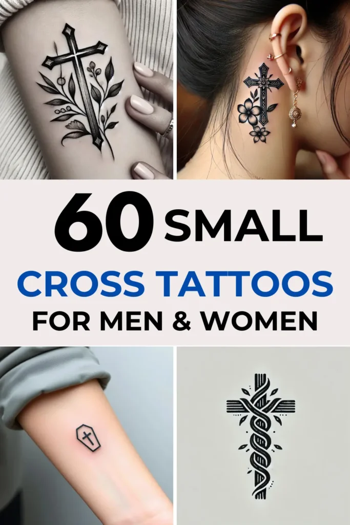 60 Small Cross Tattoos for Men & Women