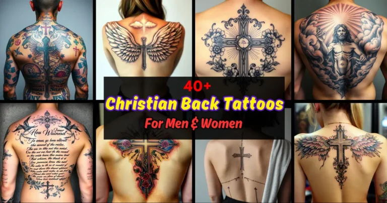 Christian Back Tattoos For Men & Women