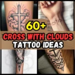 Cross with Clouds Tattoo Ideas